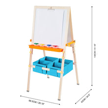 Load image into Gallery viewer, 3 in 1 Wooden Easel Drawing Blackboard Whiteboard &amp; Acc TK-FB028G Teamson Kids 