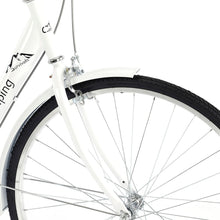 Load image into Gallery viewer, 26Inch Iron Frame Bearing 100kg Single Speed Commuter Bike White Unbranded 