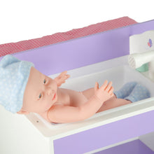 Load image into Gallery viewer, Olivia&#39;s Little World Baby Doll Changing Table Station Doll Furniture TD-0203AP pasal 