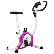 Load image into Gallery viewer, Exercise Bike with Belt Resistance vidaXL purple 