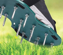 Load image into Gallery viewer, Lawn Aerator Spike Nail Shoes Adjustable Sturdy Straps Greener &amp; Healthier Garden DGI 