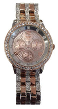 Load image into Gallery viewer, Ny London Gents Bling Watch Pi-7554 Rose Unbranded 