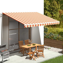 Load image into Gallery viewer, Awning Top Sunshade Canvas 3 x 2,5m to 6 x 3.5m (Frame Not Included) Pasal yellow and orange 450 x 300 cm 