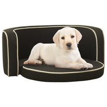 Load image into Gallery viewer, Foldable Dog Sofa 76x71x30 cm Linen Washable Cushion vidaXL dark grey 
