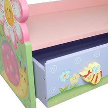 Load image into Gallery viewer, Fantasy Fields Kids Bookcase with Storage &amp; Drawer, Pink Bookshelf for Children pasal 