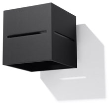 Load image into Gallery viewer, Wall Lamp LOBO Black Up/Down Square Shape Modern Loft Design G9 SOLLUX 