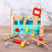 Load image into Gallery viewer, SOKA My First Toolbox Carpenter Wooden Building Tools Play Set Pretend Play 3+ SOKA Play Imagine Learn 