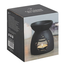 Load image into Gallery viewer, Black Cauldron Cut Out Oil Burner Unbranded 