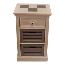 Load image into Gallery viewer, Contemporary Grey &amp; White Chest Of Drawers, 3 Drawers pasal 