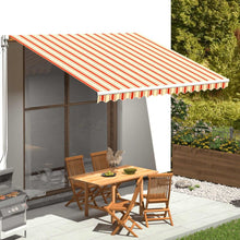 Load image into Gallery viewer, Awning Top Sunshade Canvas 3 x 2,5m to 6 x 3.5m (Frame Not Included) Pasal yellow and orange 400 x 300 cm 