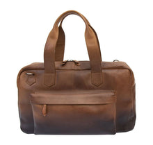 Load image into Gallery viewer, Primehide Womens Leather Travel Holdall Weekend Gym Duffle Ladies 6364 Primehide Brown One Size 