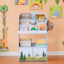 Load image into Gallery viewer, Fantasy Fields Kids Wooden Bookcase 3 Tier &amp; Drawer Sunny Safari TD-13394SS Pasal 