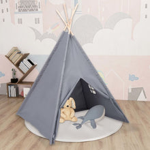Load image into Gallery viewer, Children Teepee Tent with Bag Peach Skin Pink 120x120x150 cm Pasal 