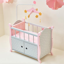 Load image into Gallery viewer, Olivia&#39;s Little World Pink Baby Doll Crib Doll Cot Doll Furniture TD-0206AG Pasal 