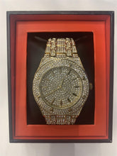 Load image into Gallery viewer, Ny London Gents Bling Watch Gold Pi-7641 Unbranded 