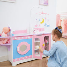 Load image into Gallery viewer, Olivia&#39;s Little World 6-in-1 Doll Changing Station Nursery &amp; 6 Accessories pasal 