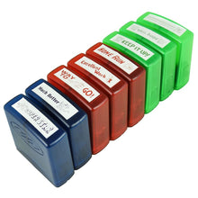 Load image into Gallery viewer, Pack of 8 School Self Inking Stamps Unbranded 
