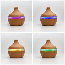 Load image into Gallery viewer, 5V colorful wood grain aromatherapy machine-light brown (with 1 x Essential Oil Set) N/A 