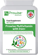 Load image into Gallery viewer, Multivits and Iron+ 180 Tablets by Prowise Healthcare Prowise Healthcare 