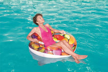 Load image into Gallery viewer, Bestway Pool Inflatable Tropical Ring Lounger with Headrest Garden Outdoors Play Swimming Pool Beach Bestway 