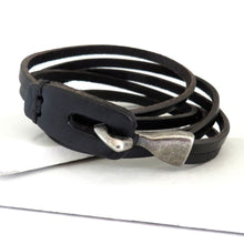 Load image into Gallery viewer, Mens Leather Wrap Bracelet Aye Do Gifts 