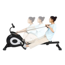 Load image into Gallery viewer, Household Foldable Reluctance Rowing Device Black Unbranded 