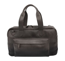 Load image into Gallery viewer, Primehide Womens Leather Travel Holdall Weekend Gym Duffle Ladies 6364 Primehide Black One Size 