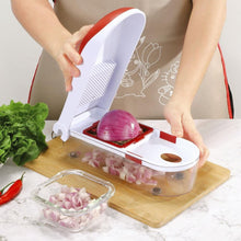 Load image into Gallery viewer, Kitchen Vegetable Cutter with 3 Interchangeable Blades Stainless Steel Vinsani 