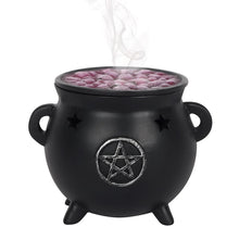 Load image into Gallery viewer, Pentagram Cauldron Incense Cone Holder Unbranded 