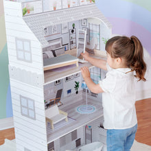 Load image into Gallery viewer, Olivia&#39;s Little World Dolls House Wooden Doll House ?w/ 8 Accessories TD-11683D pasal 