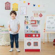 Load image into Gallery viewer, Wooden Kitchen Toy Kitchen With 2 Role Play Accessories TD-12385R Teamson Kids 