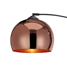 Load image into Gallery viewer, Arquer Standard Arc Curved Floor Lamp, Modern Lighting, Rose Gold Teamson Home 