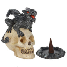 Load image into Gallery viewer, Black Dragon Incense Cone Burner by Anne Stokes Unbranded 