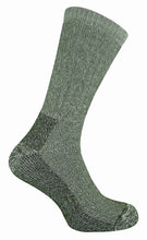 Load image into Gallery viewer, 2 Pairs Mens Wool Rich Hiking Socks - SE071 Pasal Green 6-11 UK 