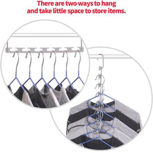 Load image into Gallery viewer, U Design Space Saving Hangers Holder Clothing Rack Wardrobe Organiser Hangers Pasal 