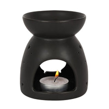 Load image into Gallery viewer, Black Cauldron Cut Out Oil Burner Unbranded 