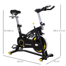 Load image into Gallery viewer, Upright Exercise Bike 10KG Flywheel Belt Drive Magnetic Resistant w\LCD Monitor Unbranded 