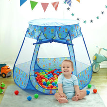 Load image into Gallery viewer, SOKA Playhouse Tent Blue Robot Pop Up with 100 Coloured Play Balls SOKA Play Imagine Learn 