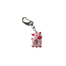 Load image into Gallery viewer, Imperial Key Chain Clock Pink Pig IMP726- CLEARANCE UNBOXED NEEDS RE-BATTERY Unbranded 